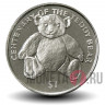 1 доллар 2002 года - Плюшевый мишка - Британские Виргинские острова