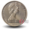 10 центов (1 шиллинг) 1969 года - Новая Зеландия - Маска Маори