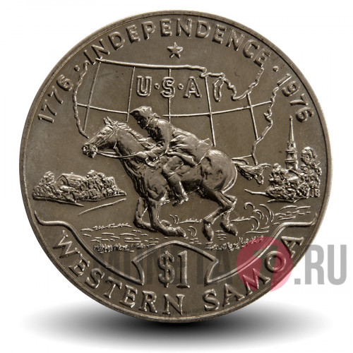 1 тала 1976 года - Двухсотлетие США - Западное Самоа