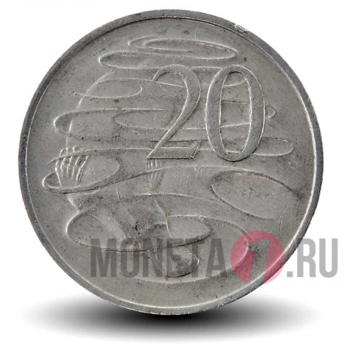 20 центов 1974 года - Австралия - Утконос