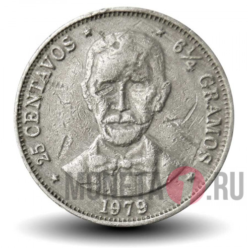 25 сентаво 1979 года - Доминикана