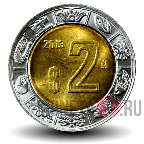 2 песо 2013 года - Мексика