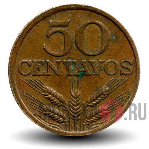 50 сентаво 1976 года - Португалия