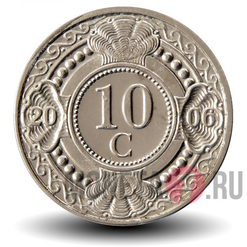 10 центов 2006 года - Нидерландские Антильские Острова