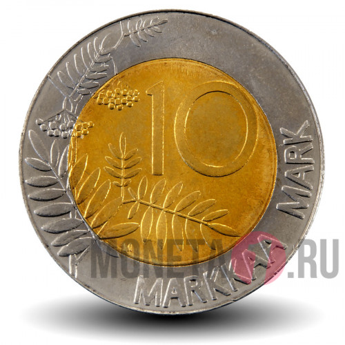10 марок 1993 год "Глухарь" - Финляндия - aUNC