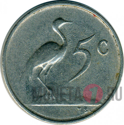 5 центов 1965 год - Suid - Afrika