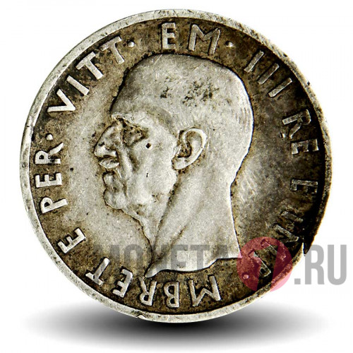 5 lek - 1939 год - R - Албания