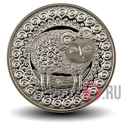 1 рубль 2009 года - Овен - Белоруссия