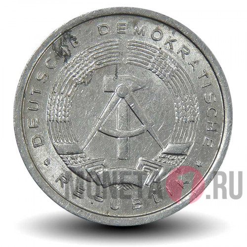 1 пфенниг 1986 года - ГДР - А