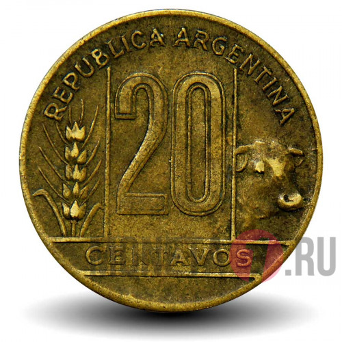 20 сентаво 1947 года - Аргентина