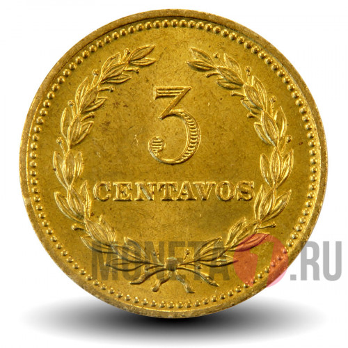 3 сентаво 1974 года - Эль-Сальвадор