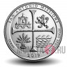 25 центов 2019 года - Национальный исторический парк миссий Сан-Антонио - Техас - P