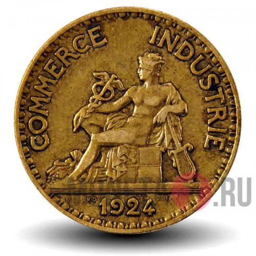 50 сантимов 1924 года - Франция - Chambres de Commerce