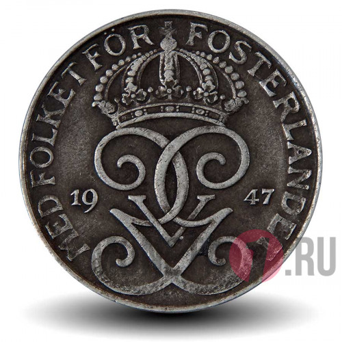 5 ore 1947 года - Швеция - Густав V