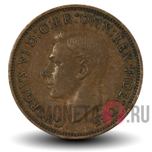 Фартинг 1951 год - Великобритания