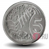 5 центов 2002 года - Каймановы Острова - Креветка