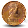 1 цент 1969 года - Новая Зеландия - Серебряный папоротник
