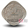 2 анны 1940 года - Британская Индия - George VI (короткие трилистники на короне)
