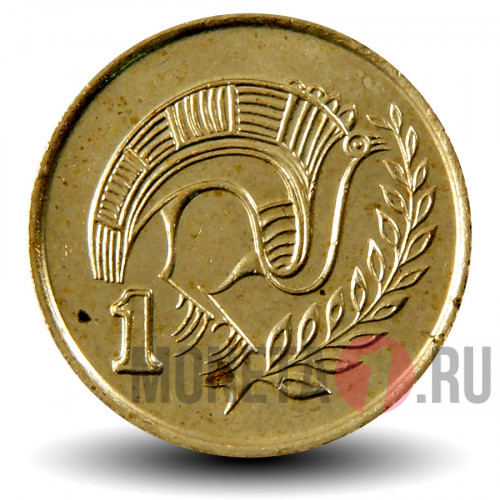 1 цент 1992 года - Кипр - Стилизованная птица
