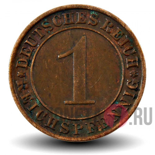 1 рейхспфенниг 1934 года - Германия - J
