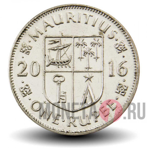 1 рупия 2016 года - Маврикий