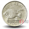 5 центов 2001 года - Бермуды - Морской ангел