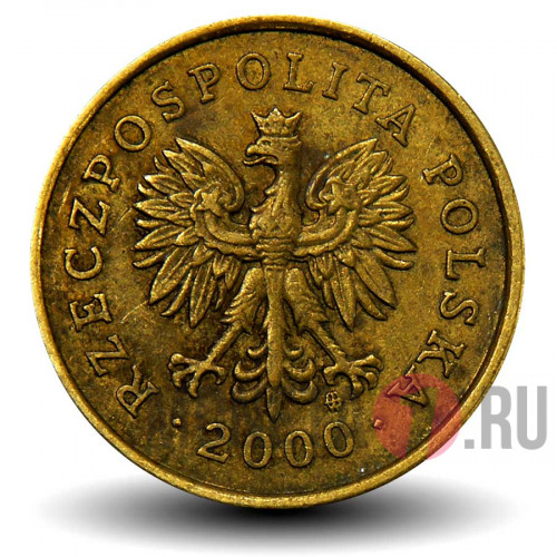 5 грошей 2000 года - Польша