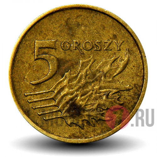 5 грошей 2000 года - Польша