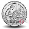 Набор из двух квотеров 2019 года - парк Лоуэлл и Американский мемориальный парк - P и D