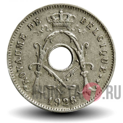 5 сантимов 1928 года - Бельгия - Альберт I - BELGIQUE