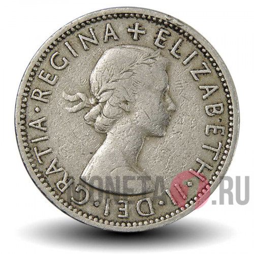 2 шиллинга 1955 года - Elizabeth II - Великобритания