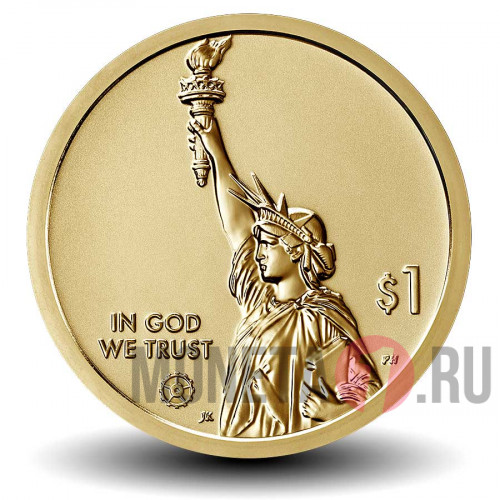 1 доллар 2020 года - Телефон - Американские инновации - D