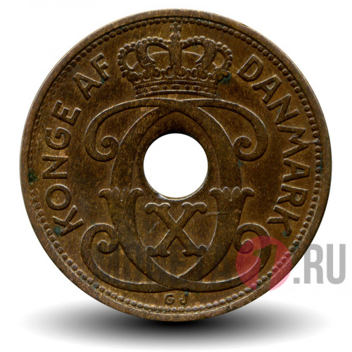 5 ore 1936 года - Дания - Кристиан X
