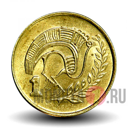 1 цент 1993 года - Кипр - Стилизованная птица