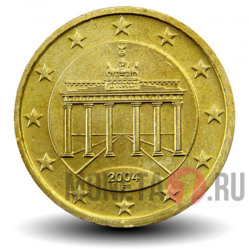 50 евроцентов 2004 года - Германия - F