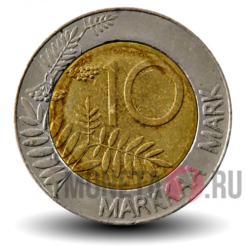 10 марок 1995 года - Финляндия - Глухарь