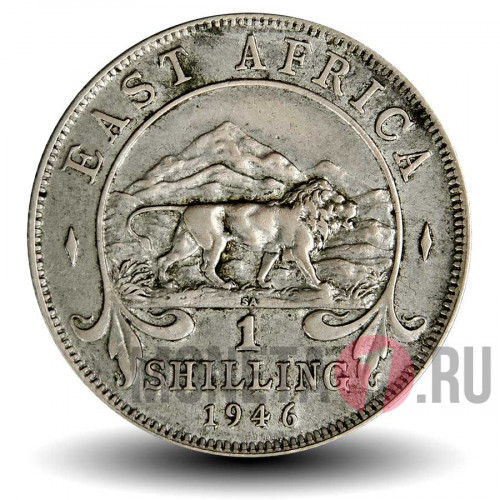 1 шиллинг 1946 года - SA - Британская Восточная Африка - Георг VI