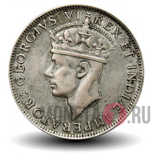 1 шиллинг 1946 года - SA - Британская Восточная Африка - Георг VI