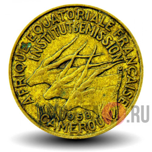 10 франков 1958 года - Камерун