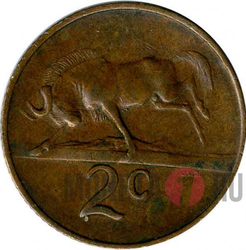 2 cents 1966 год - Suid-Afrika