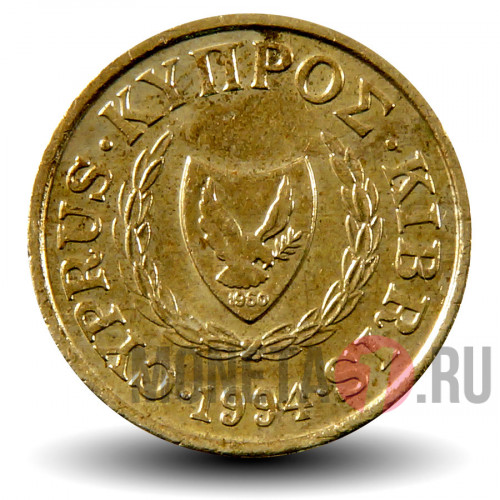 1 цент 1994 года - Кипр - Стилизованная птица