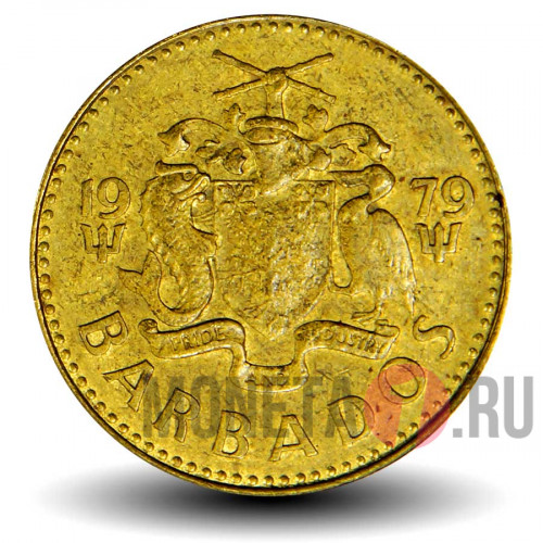 5 центов 1979 года - Барбадос - Маяк Гордон
