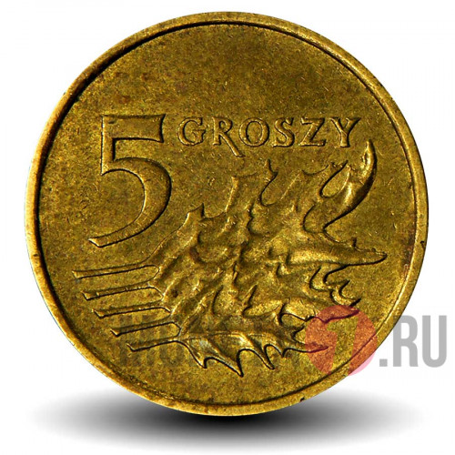 5 грошей 2003 года - Польша