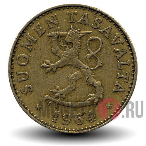 50 пенни 1964 год - Финляндия