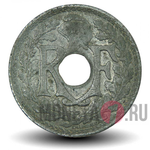 10 сантимов 1941 год - Франция - KM# 896