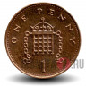One Penny 1999 года - Великобритания - Elizabeth II