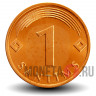 1 сантим 2008 года - Латвия