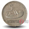 5 центов 1977 года - Фиджи - Фиджийский барабан