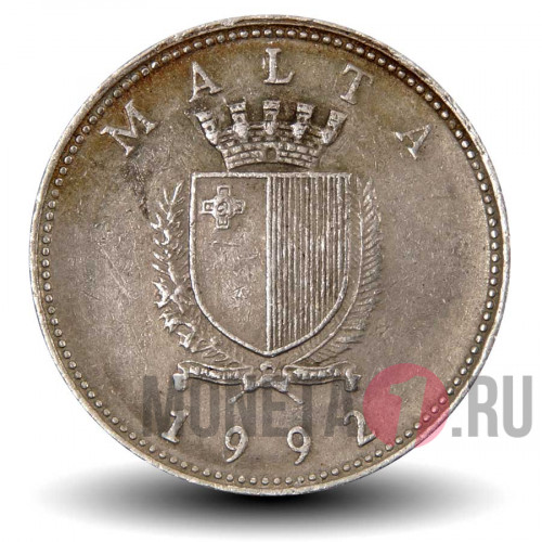10 центов 1992 года - Мальта - Рыба дорадо