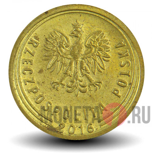 5 грошей 2016 года - Польша (магнитная)